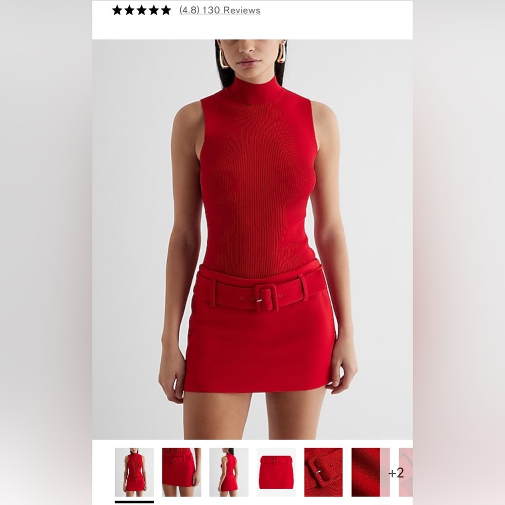 Beautiful Red color Skort